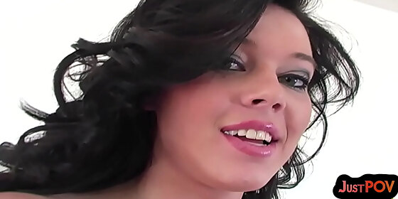 smalltits pov teen sucks cock after closeup pussypounding