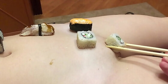 sushi on my girlfriend