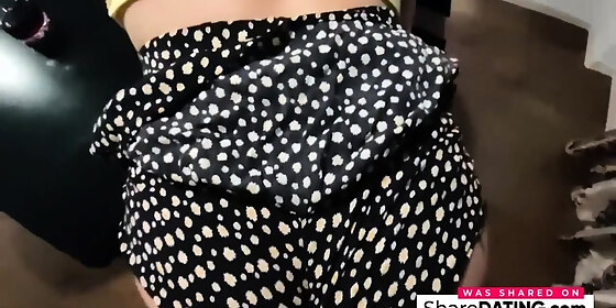 seduced a girlfriend and cumshot on his ass
