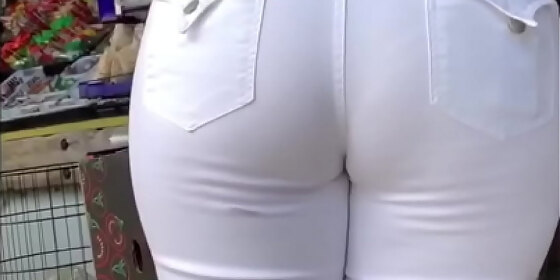 ass in white pants 4