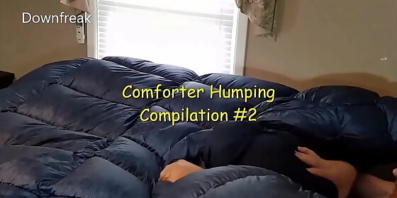 puffy fetish down comforter humping compilation 2 lots of cum