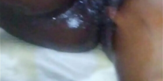 nija comes back to blow her vagina and wet the sheets