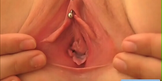 young horny teen amateur girl aveline finger fuck her juicy pierced pussy and rub her clit for strong climax