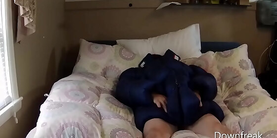 long version 34 min humping xumu giant coat in every way possible