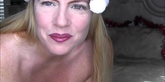 naughty elf nikki candy cane stockings masturbation
