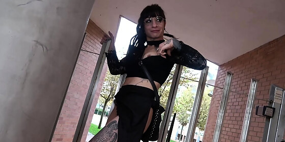 hot tattooed lesbians play with toys and a real dick