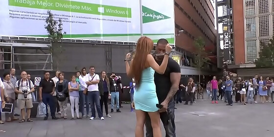 hot babe in knickers public d