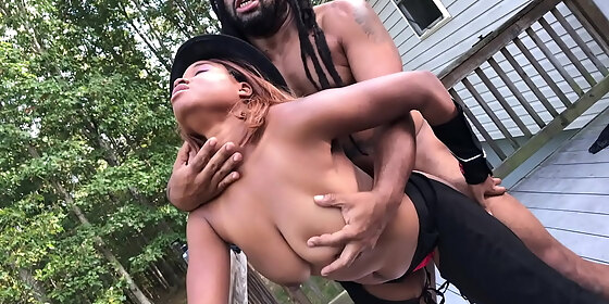 nina rivera gets drilled by don whoe on the deck in the backyard don and nina superhotfilms halloween cosplay costume