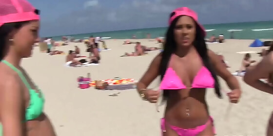 babes pounded after some fun on the beach