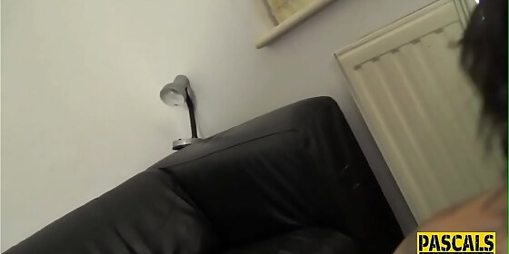 mouth fucked chubby tattooed submissive