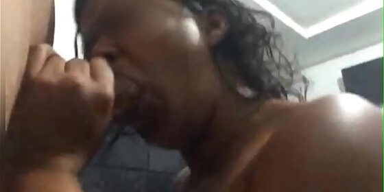 married woman cheats on her husband by giving me a very sweet blowjob