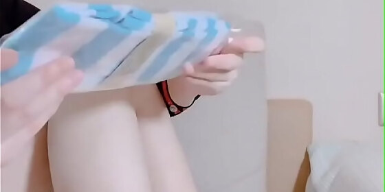 hot dancing slut with a tail stuck in her anus