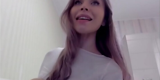 beautiful girl on webcam
