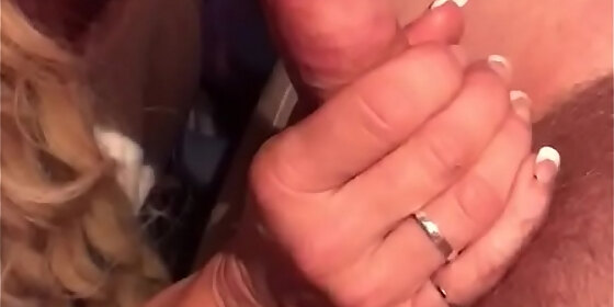 sexy milf gives me a slow sensual blowjob