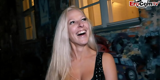 skinny german blonde dating a stranger online for a fuck