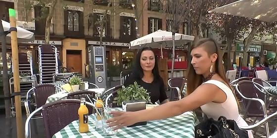 submissive slut anal fucked in public