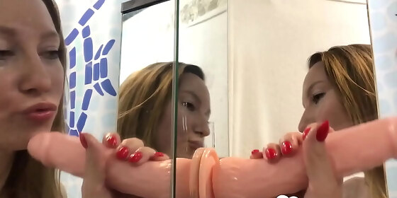 having fun with my new sex toy