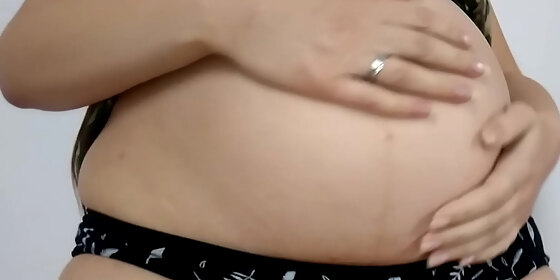 lena pregnant belly worship
