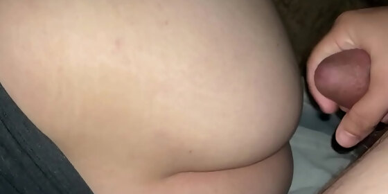 cum on wifes ass