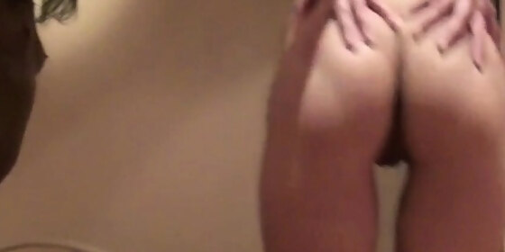 sweet teen fingering mirror