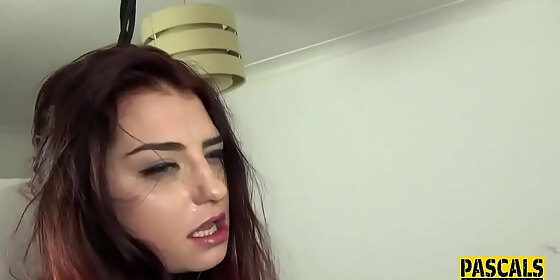 real redhead gets fingered and pounded