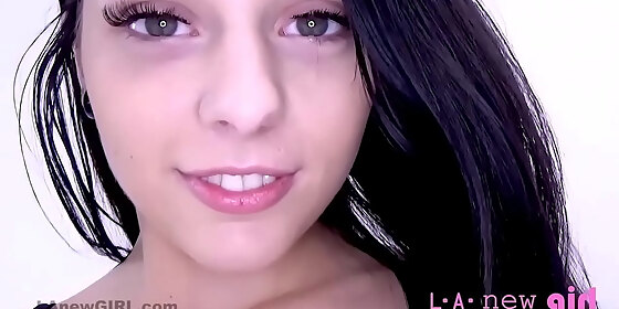 stunning babe gets pussyfucked at audition