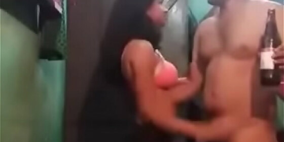 sexy indian teen drinking and dancing