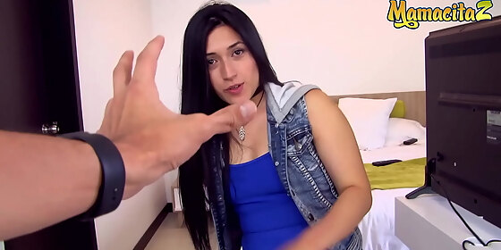 carne del mercado lola puentes alex moreno big booty latina gets to fuck with a big cock lover