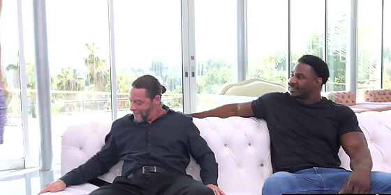 i m a cuckold and i just love watching other men fucking my wife khloe kingsley today i called in a black guy known for being extremely well hun