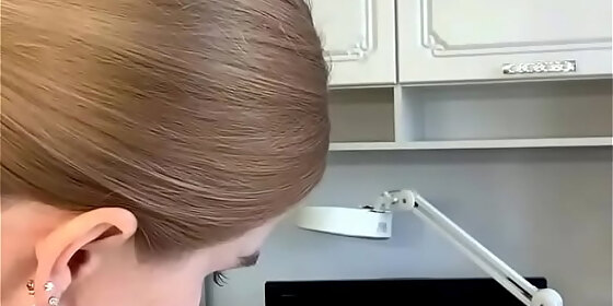 sugarnadya waxes the cock a of a chatty customer