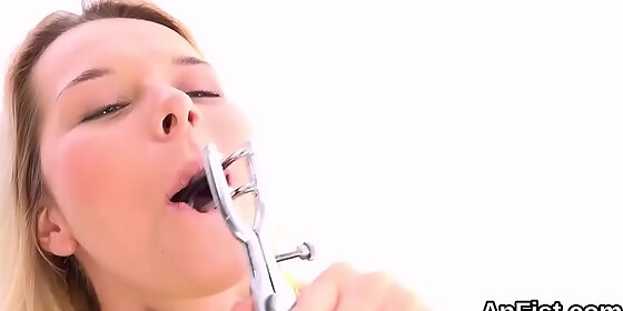 wicked lesbo dolls are fist fucking narrow slits and buttholes