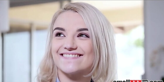 cute horny blonde tiny teen stevie grey seduces and gets fucked by her stepdad s work friend
