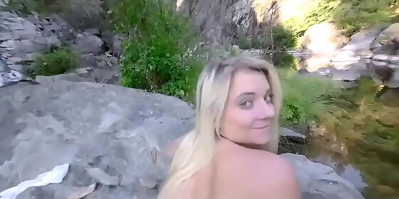 hot blonde tanned tiny teen stepdaughter gets fucked outdoor by her pervy step father pov riley star