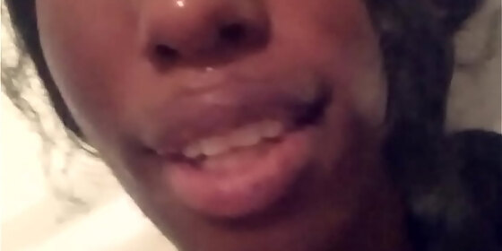 my girlfriend la nefertiti perkins loves shaking her wet ass and playing water sports