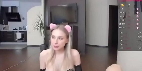 your favorite model is tired of sucking and prepares her ass for expansion