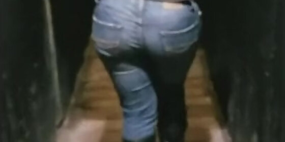 creepshot at the themepark with thick pawg velvet diablo in tight jeans