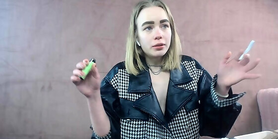 curly blonde teen records solo dildo masturbation more at