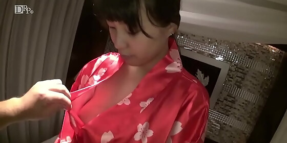 red yukata dyed white with breast milk 1