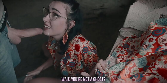 stranger ghost called to public fuck kisscat in an abandoned house kisscat xyz