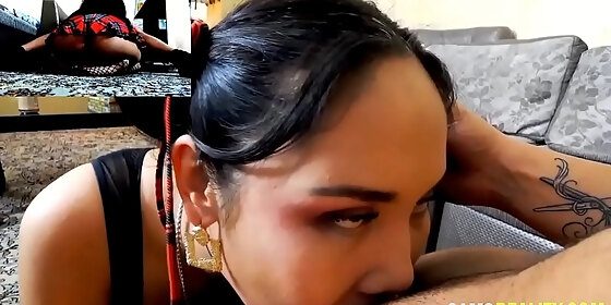 sexy nice tits asian sex cams part 1 gagging slurping when giving deepthroat blowjob