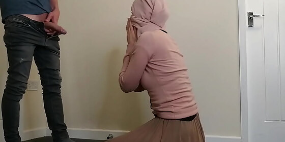 beautiful arab muslim babe in hijab fucked by her husbands best friend while praying