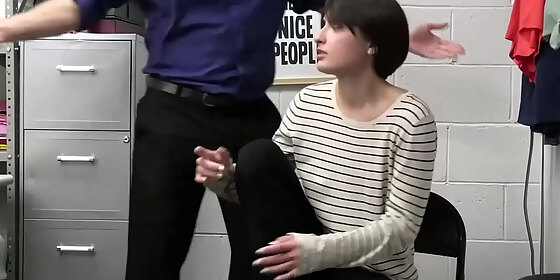 angeline kneels and suck lps big boner