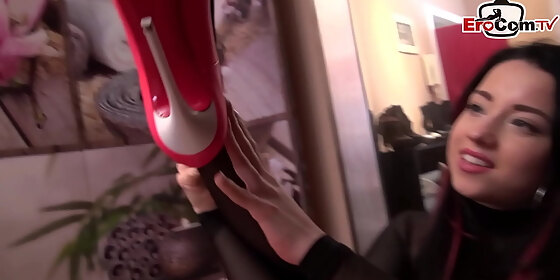 german shoe fetish femdom milf get anal fuck