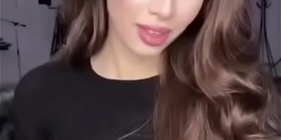 alfiya being sexy for me hair fetish