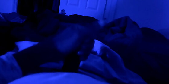 stroking it in the dark