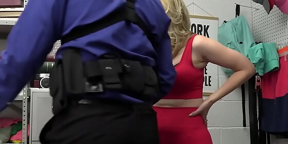 angelica coralvine got her pussy pounded in many ways by officer mike