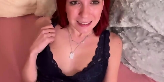 my dirty hobby horny redhead clesup dildo session