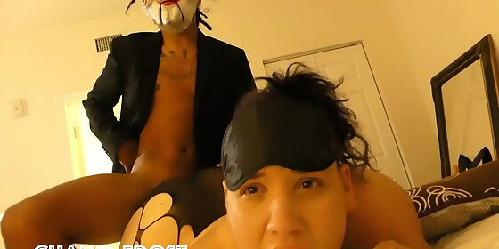 jigsaw captures a big booty pawg and makes her fuck his bbc to be set free