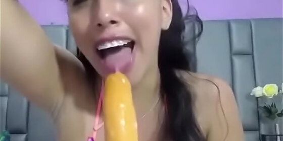 freak bitch facetime videos covid era dildo deepthroat