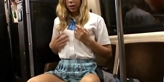 blonde whore lets you fuck bus